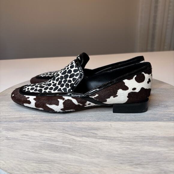 Donald J Pliner Women's Rezza Mixed Print Calf Hair Slippers Shoes US Size 6.5 M - Picture 5 of 10